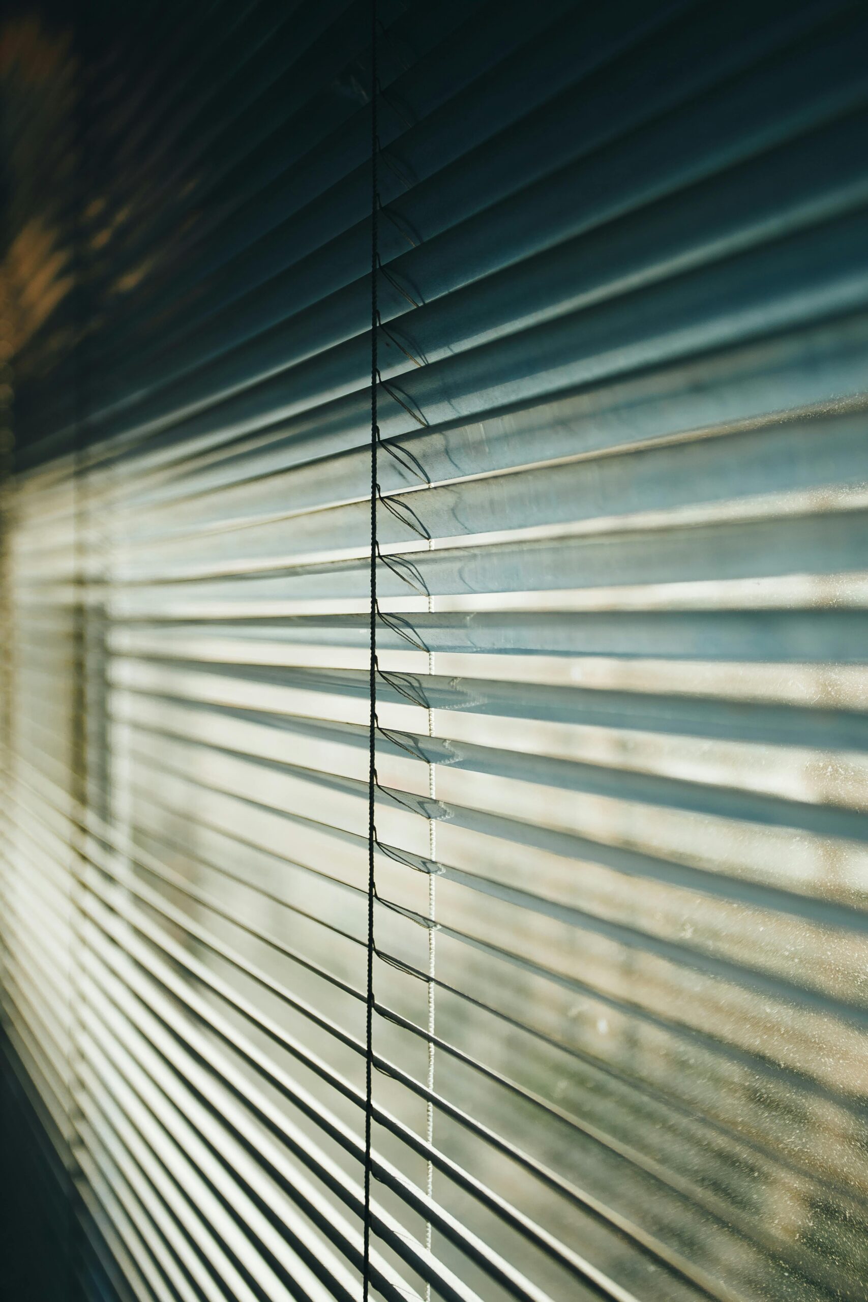 venetian blinds close up